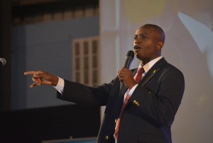 Youth Mininistries Director in the Caribbean Union Pastor Anthony Hall challenged the youth delegation at start of the youth congress.